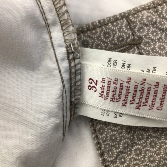 Penguin by Munsingwear Mens Khaki Print Shorts 32” waist - Picture 3 of 7